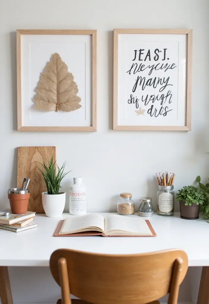 25 Bedroom Desk Ideas Aesthetic That Boost Productivity & Style - 13. DIY Desk Decor