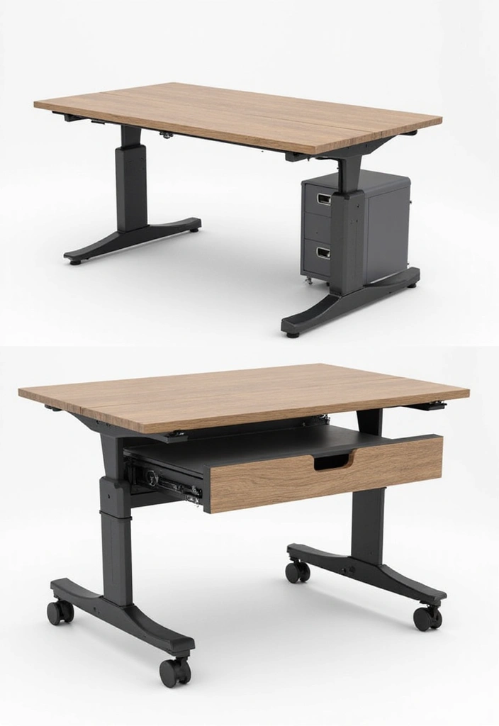 25 Bedroom Desk Ideas Aesthetic That Boost Productivity & Style - 15. Multi-Functional Workstations