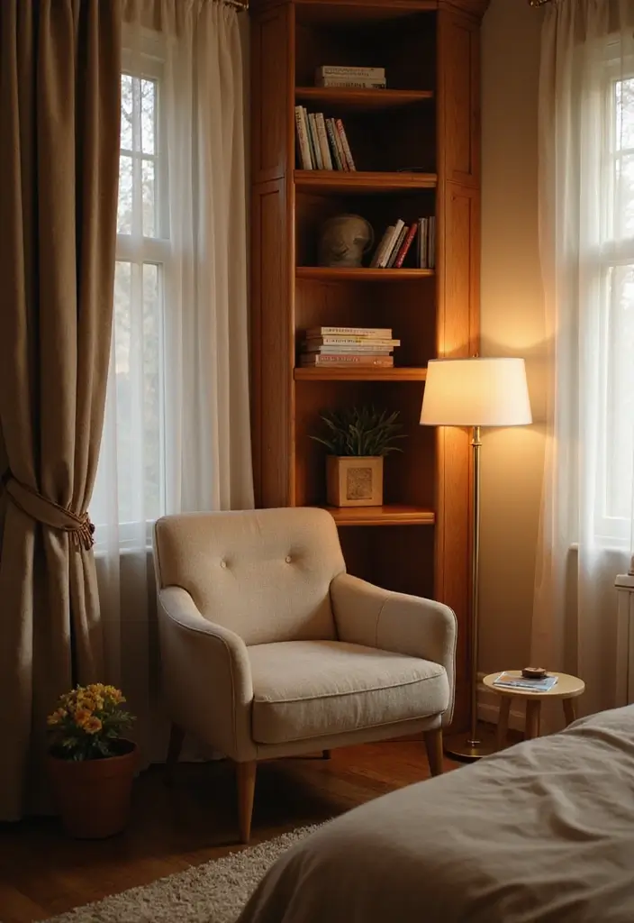 25 Bedroom Ideas for Women in Their 20s That Feel Chic & Fresh - 4. Cozy Reading Nook Corner
