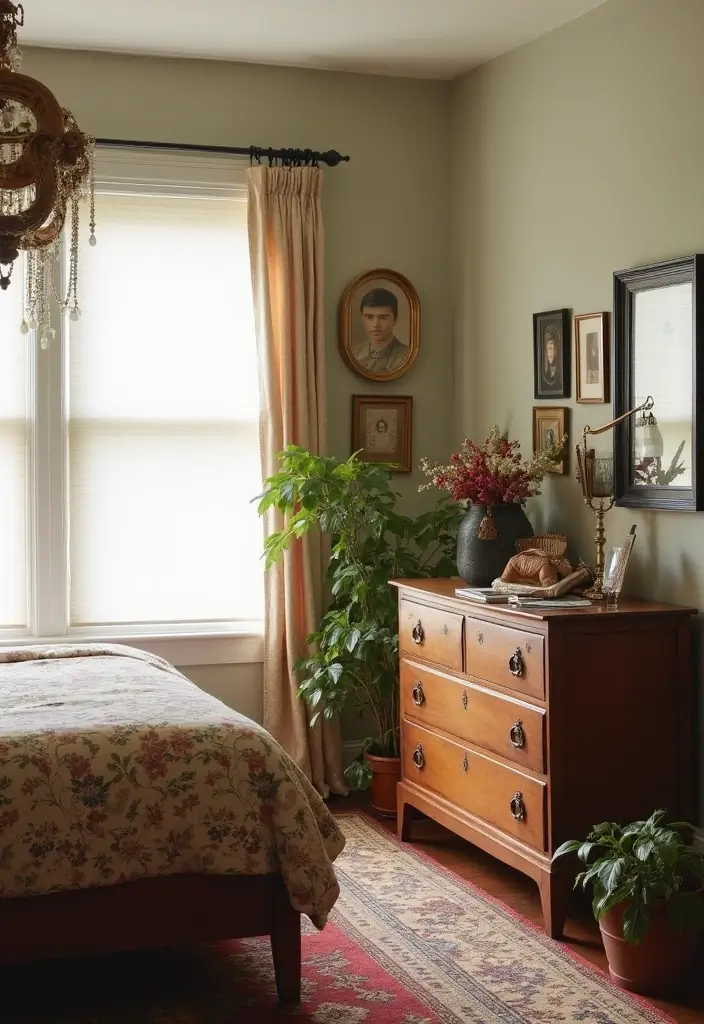 25 Bedroom Ideas for Women in Their 20s That Feel Chic & Fresh - 9. Personal Touches with Family Heirlooms