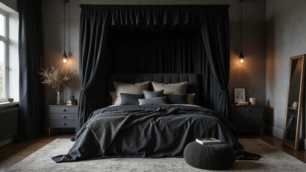 25 Black Canopy Bedroom Ideas That Add Drama and Elegance