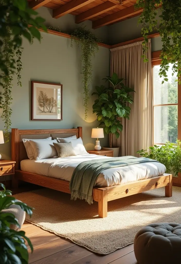 25 Bloxburg Teen Bedroom Ideas That Are Totally Aesthetic - 10. Nature-Inspired Retreat