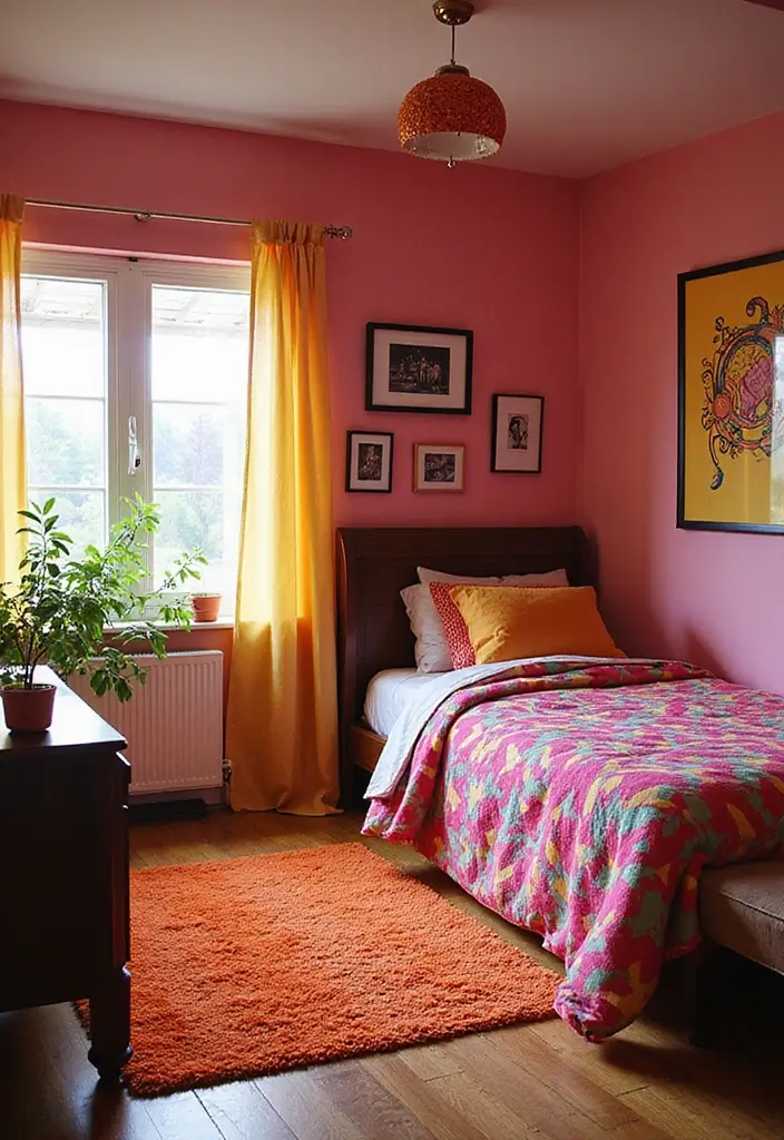 25 Bloxburg Teen Bedroom Ideas That Are Totally Aesthetic - 19. Retro 80s Vibes