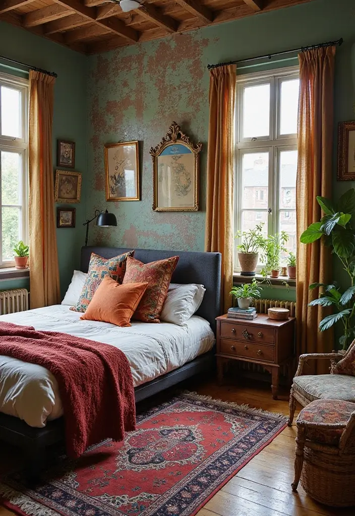 25 Bloxburg Teen Bedroom Ideas That Are Totally Aesthetic - 25. Eclectic Mix