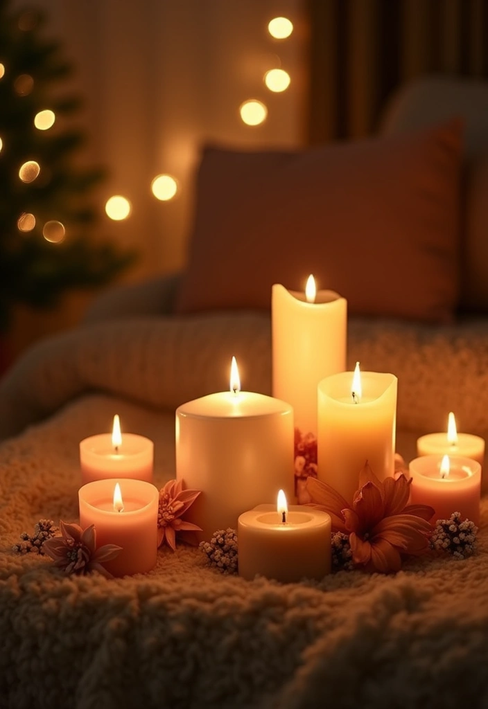 25 Cottage Core Bedroom Ideas That Bring Whimsical Charm Home - 17. Sweet Scented Candles