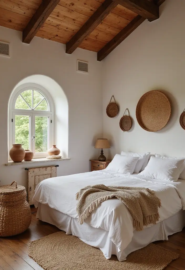 25 Cottage Core Bedroom Ideas That Bring Whimsical Charm Home - 19. Handcrafted Decor