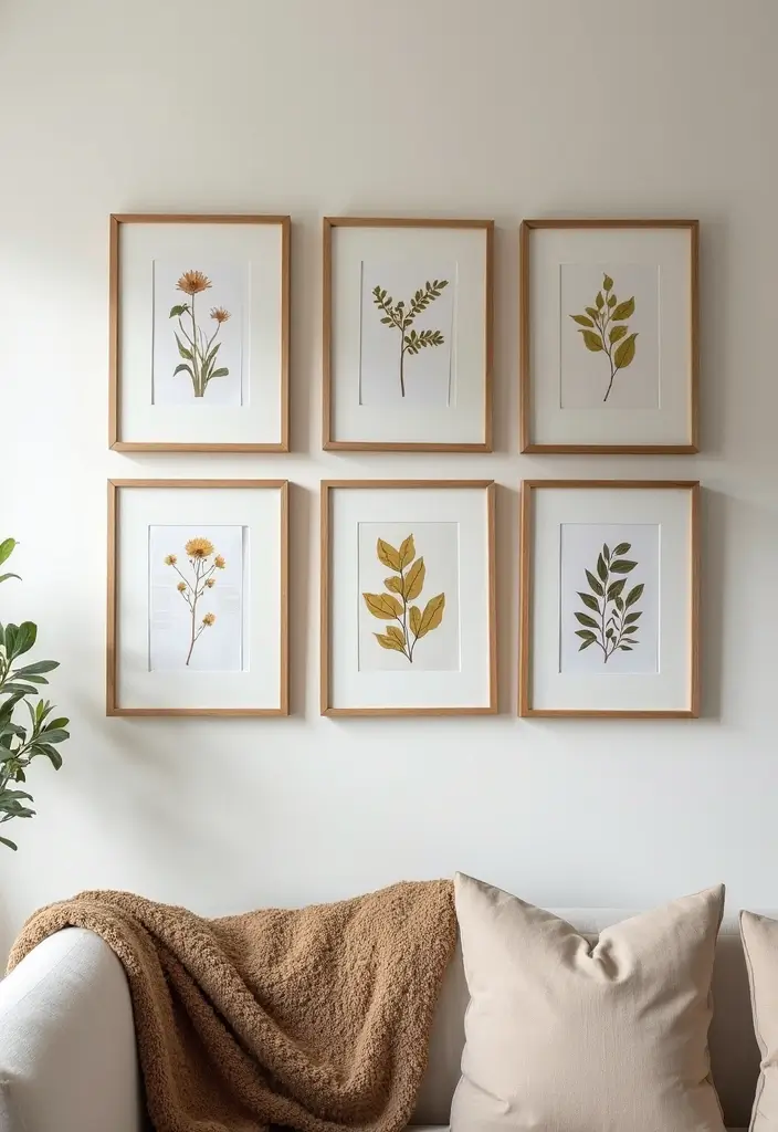 25 Cottage Core Bedroom Ideas That Bring Whimsical Charm Home - 7. Whimsical Wall Art