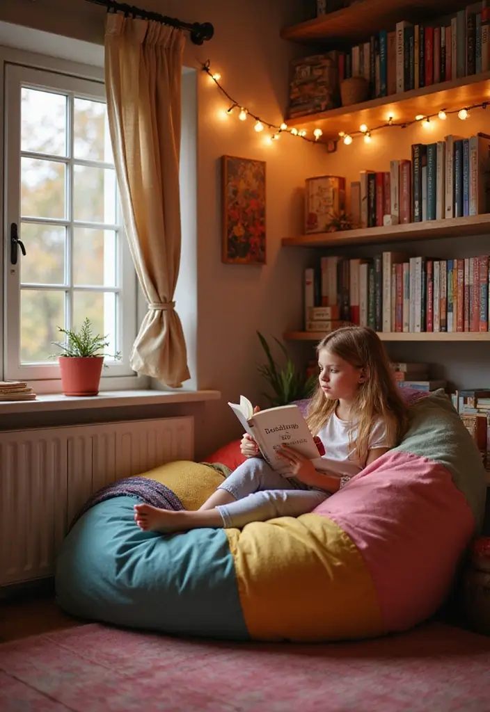 25 Girls Bedroom Ideas for Ages 8–10 That She’ll Absolutely Love - 1. Cozy Reading Nook