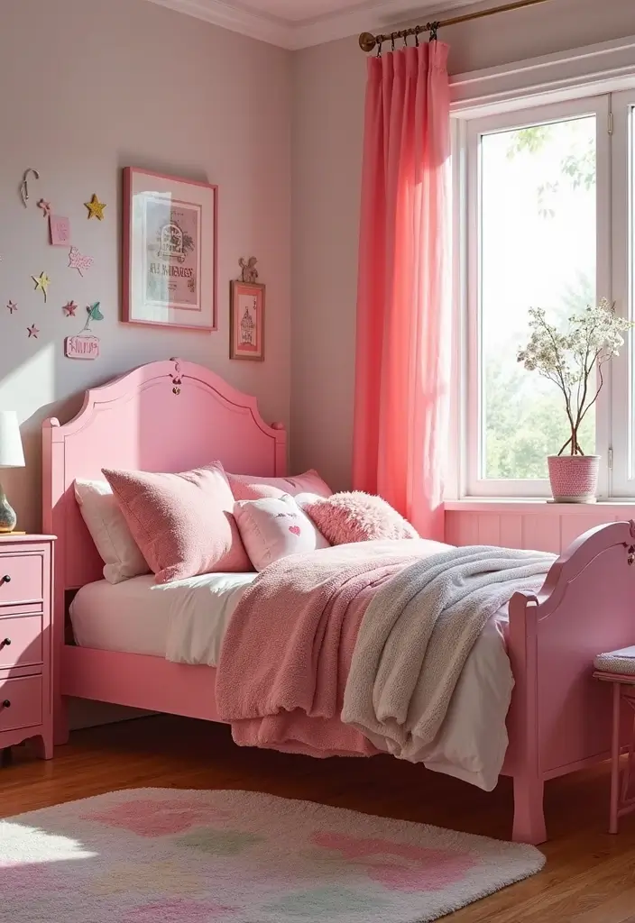 25 Girls Bedroom Ideas for Ages 8–10 That She’ll Absolutely Love - 12. Playful Bed Frames