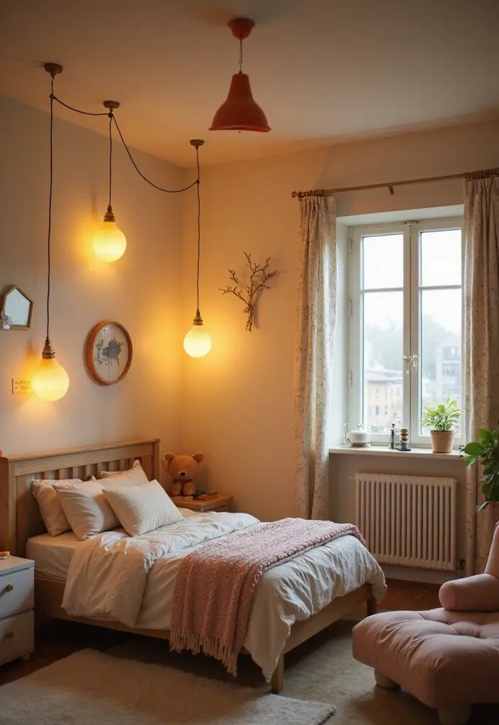 25 Kids Bedroom Decor Ideas That Parents Will Also Love - 25. Unique Light Fixtures