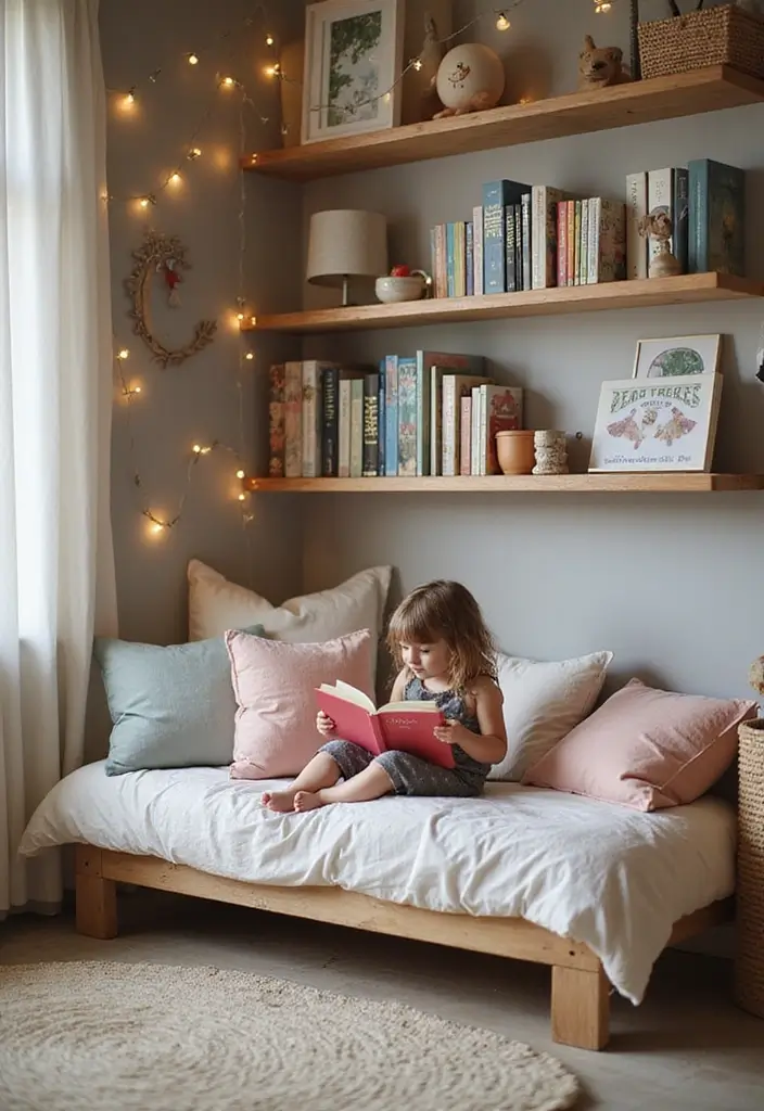 25 Kids Bedroom Decor Ideas That Parents Will Also Love - 3. Cozy Reading Corners