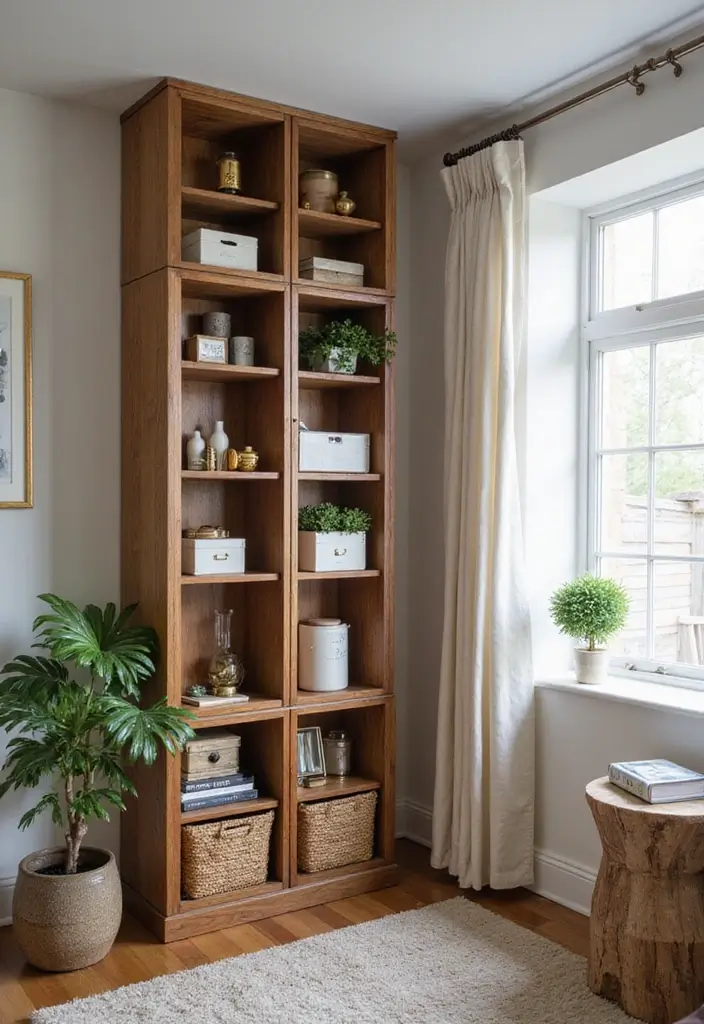 25 King Size Bed in Small Bedroom Ideas That Actually Work - 10. Vertical Storage Solutions