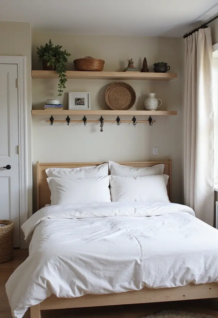 25 King Size Bed in Small Bedroom Ideas That Actually Work - 22. Repurpose Unused Spaces
