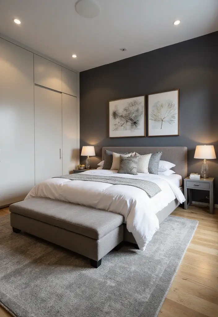 25 King Size Bed in Small Bedroom Ideas That Actually Work - 3. Multi-Functional Furniture