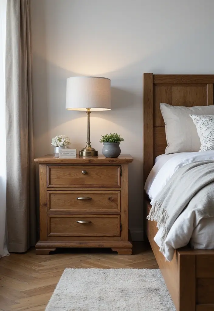 25 King Size Bed in Small Bedroom Ideas That Actually Work - 8. Bedside Tables with Storage