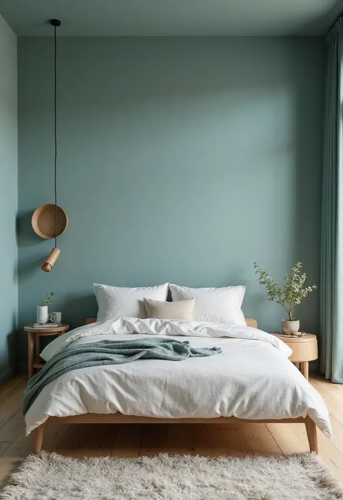 25 Paint Ideas for Bedroom That Completely Transform Your Space - 21. Tranquil Teal for a Calm Oasis
