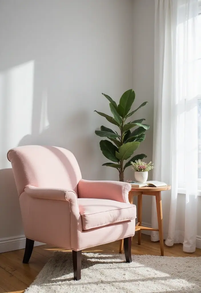 25 Pink Bedroom Ideas for Adults That Feel Romantic and Refined - 21. Playful Accent Chairs