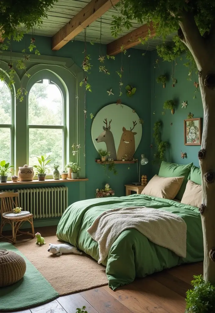 25 Room Ideas for Teenagers Bedroom That Mix Trend & Personality - 21. Enchanted Forest