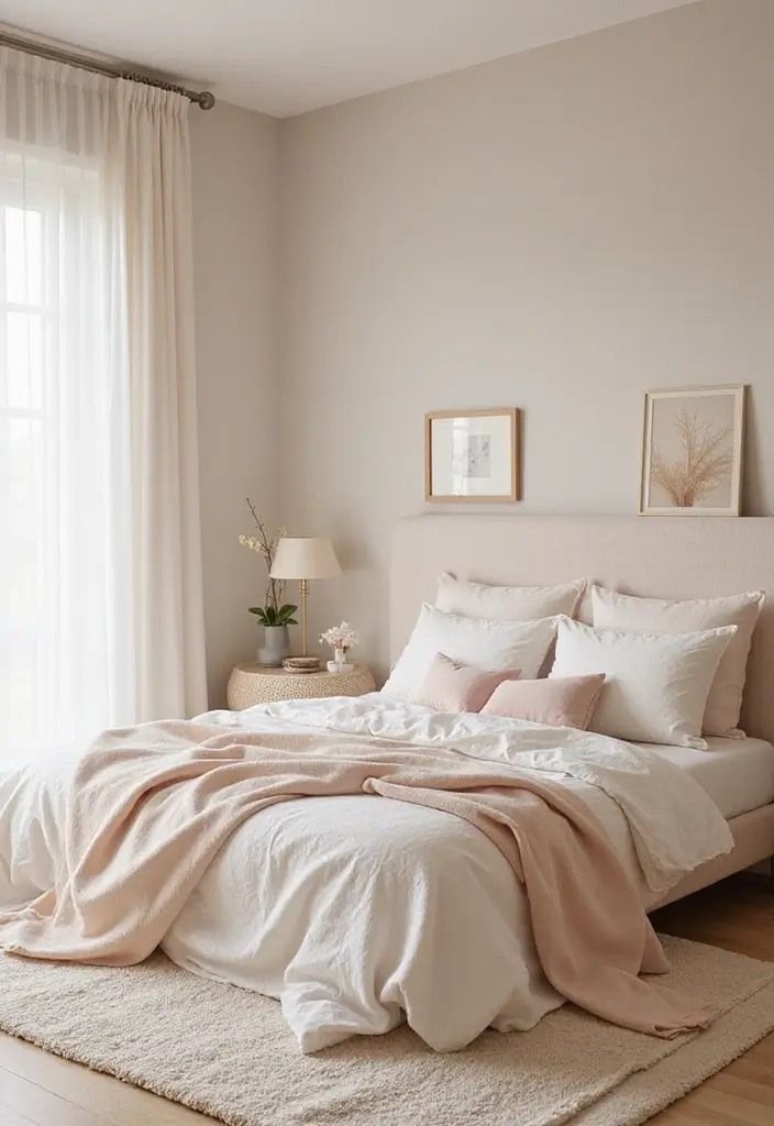 25 Room Ideas for Teenagers Bedroom That Mix Trend & Personality - 24. Soft and Serene