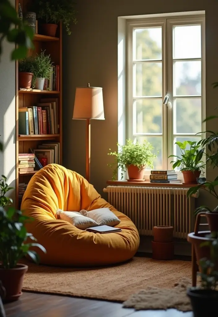 25 Room Ideas for Teenagers Bedroom That Mix Trend & Personality - 3. Cozy Reading Nook