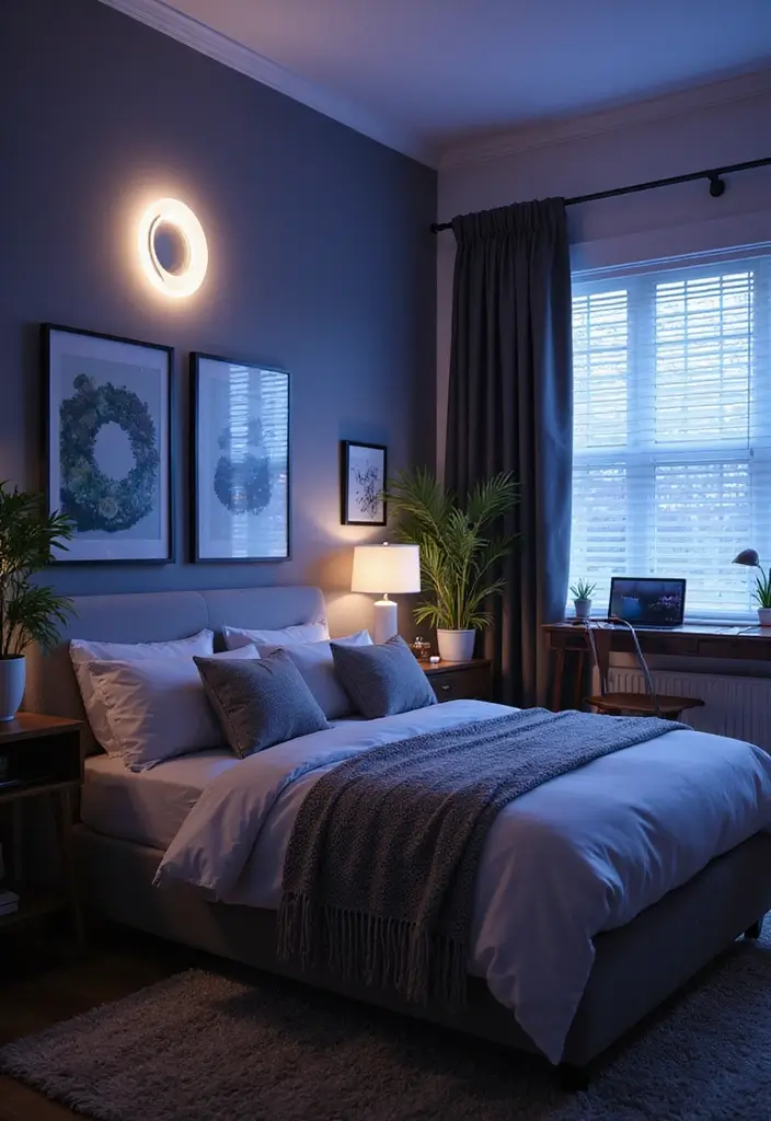 25 Room Ideas for Teenagers Bedroom That Mix Trend & Personality - 7. Tech-Savvy Space