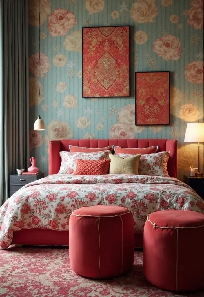 25 Room Ideas for Teenagers Bedroom That Mix Trend & Personality - 8. Bold Patterns