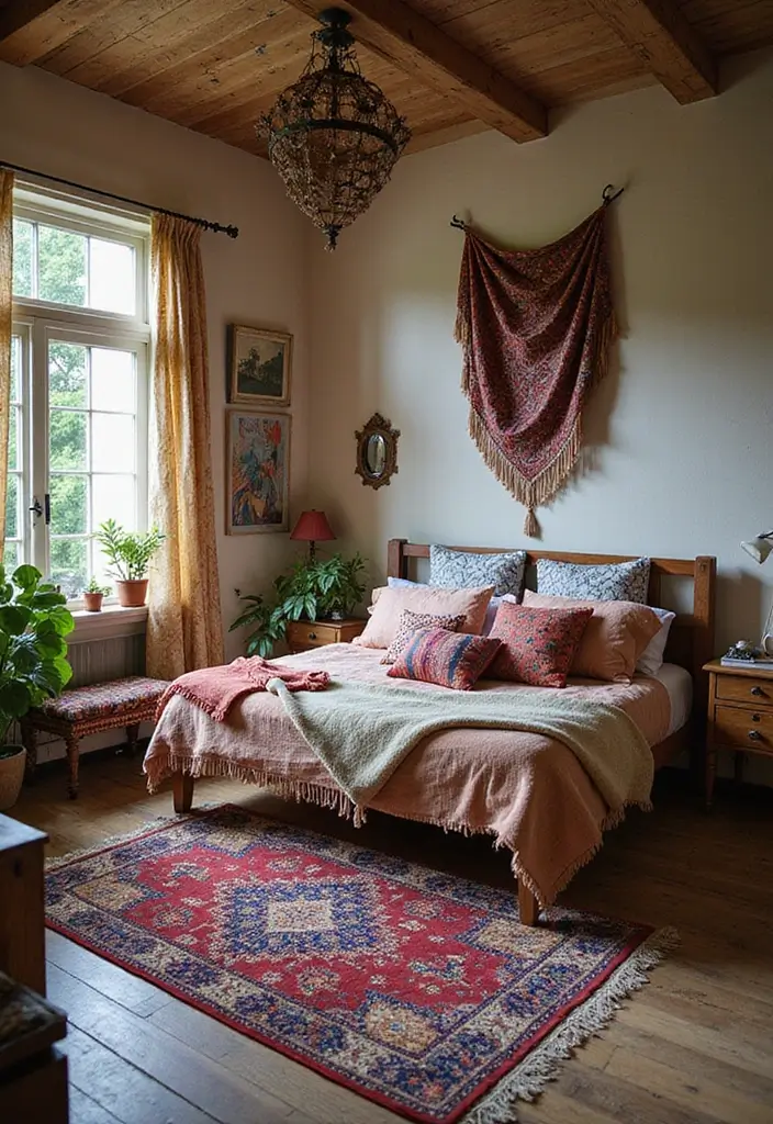 25 Room Ideas for Teenagers Bedroom That Mix Trend & Personality - 9. Bohemian Bliss