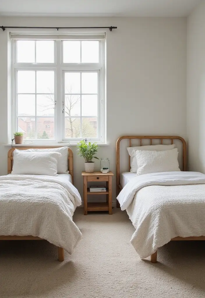 25 Shared Bedroom Ideas for Adults That Feel Balanced and Cozy - 12. Declutter Regularly