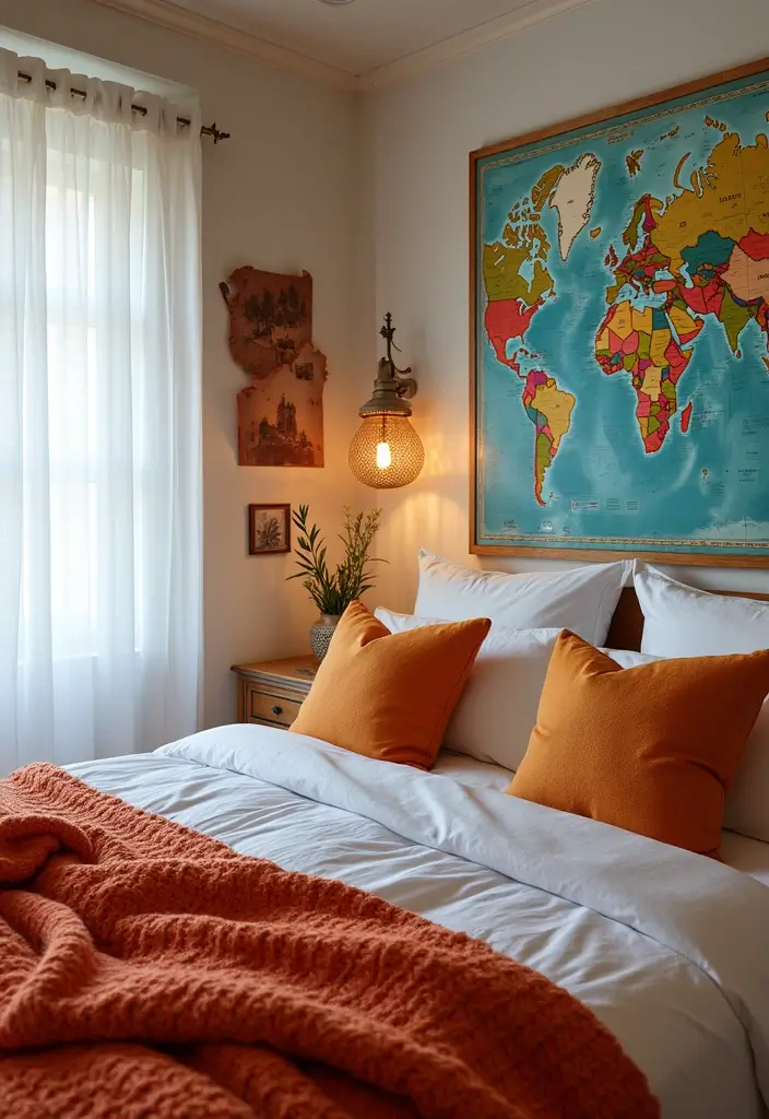 25 Shared Bedroom Ideas for Adults That Feel Balanced and Cozy - 15. Themed Decor