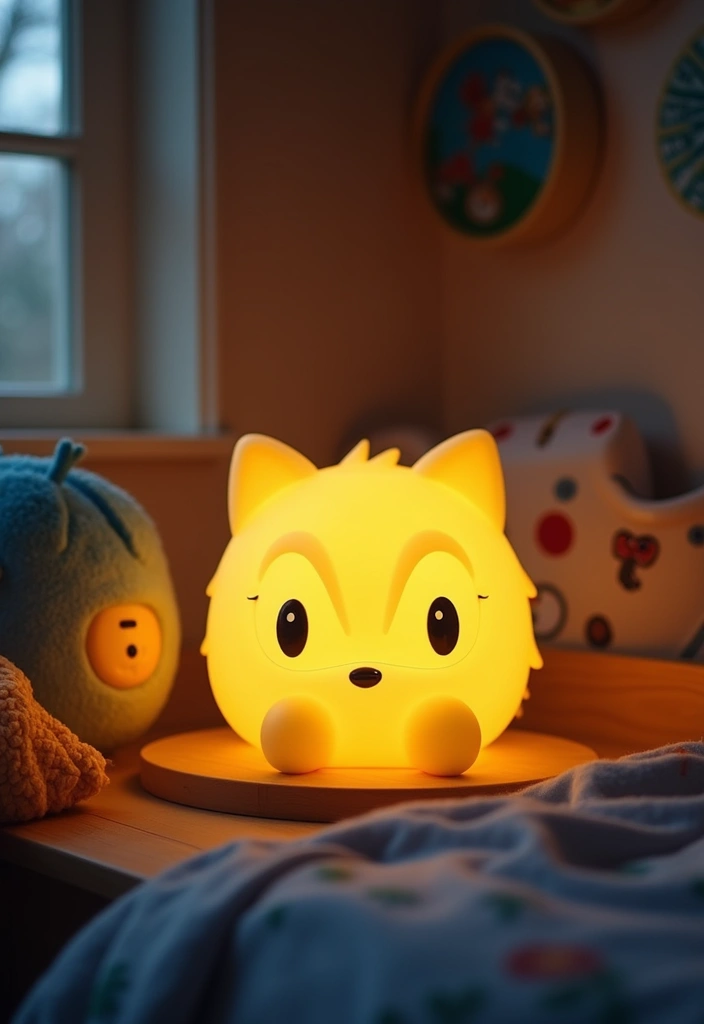 25 Sonic Bedroom Ideas for Kids Rooms That Bring Speed & Fun - 7. Sonic Nightlights