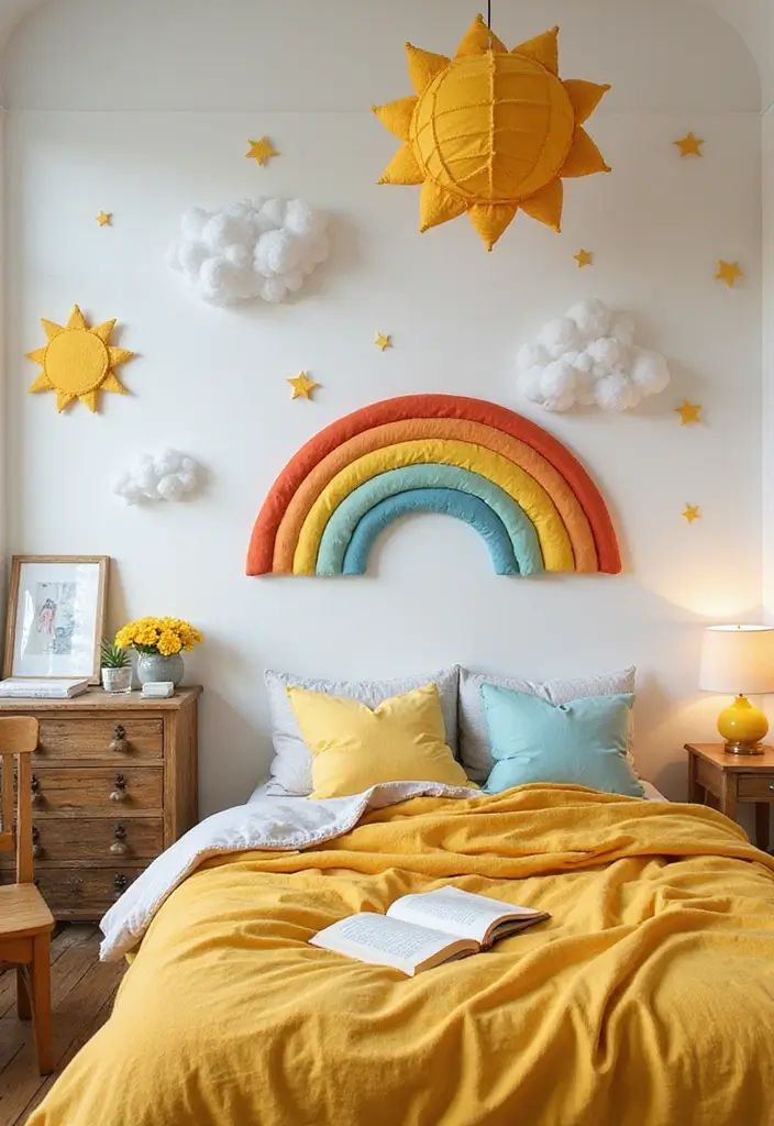 25 Toca Boca House Ideas Free Bedroom That Are Cute & Creative - 17. Sunshine and Rainbows