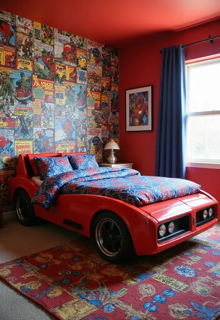 25 Toca Boca House Ideas Free Bedroom That Are Cute & Creative - 19. Superhero HQ