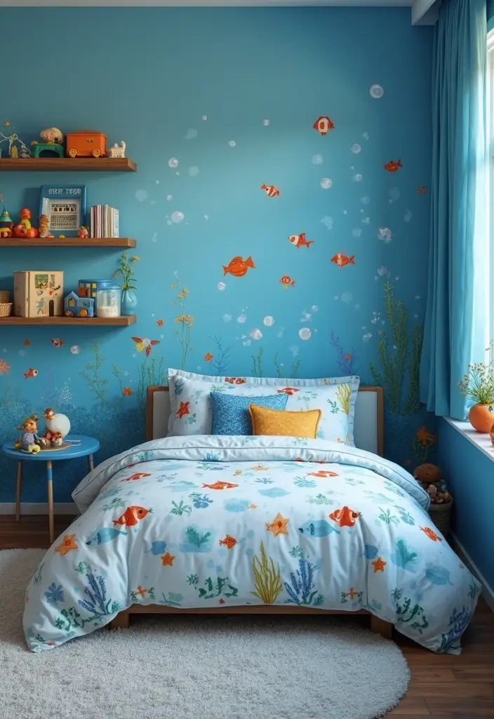 25 Toca Boca House Ideas Free Bedroom That Are Cute & Creative - 3. Underwater Wonderland