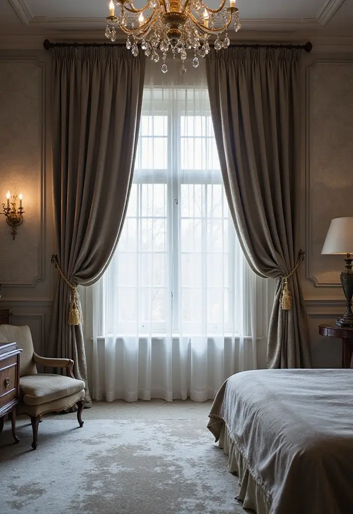 25 Velvet Curtains Bedroom Decorating Ideas That Feel Luxe - 3. Floor-to-Ceiling Elegance