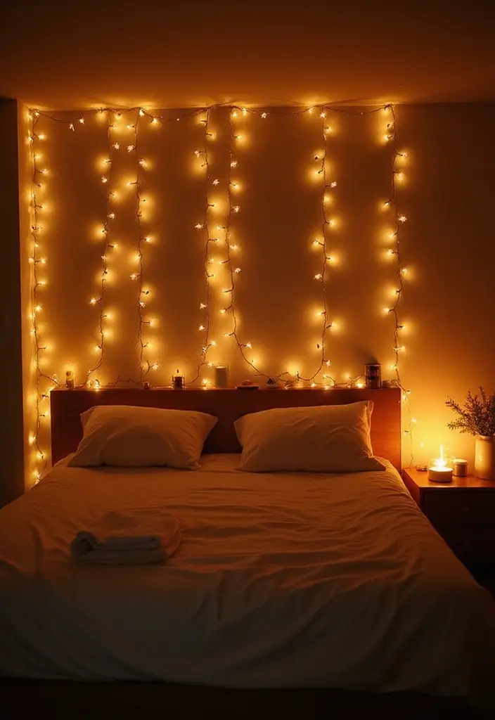 26 Apartment Bedroom Ideas for Couples That Spark Romance - 1. Soft Lighting for Intimate Evenings