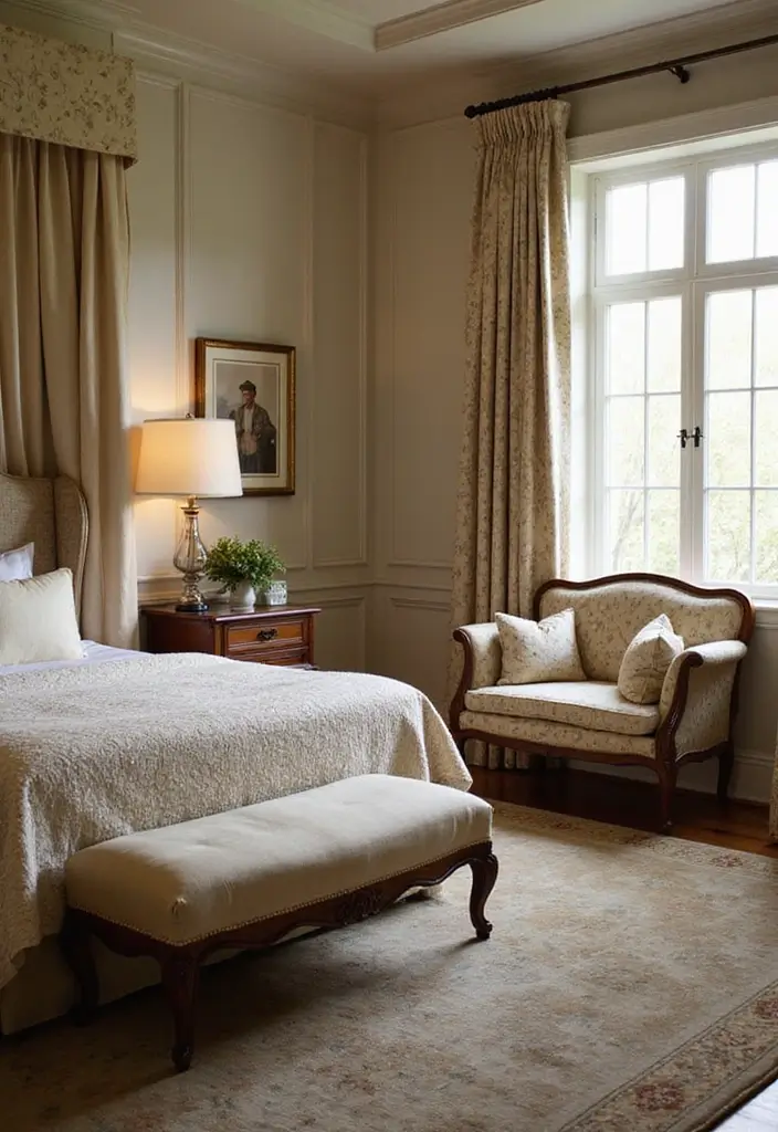 26 Apartment Bedroom Ideas for Couples That Spark Romance - 21. Intimate Seating Options