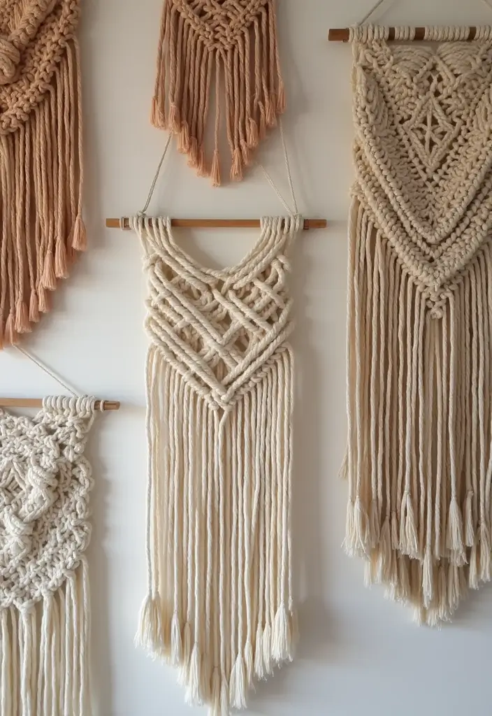26 Teen Boho Bedroom Ideas That Feel Trendy and Creative - 1. Macramé Wall Hangings