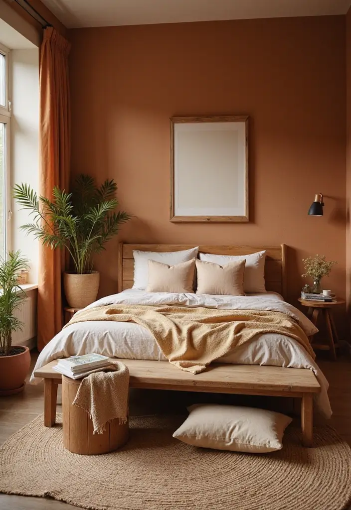 26 Teen Boho Bedroom Ideas That Feel Trendy and Creative - 10. Earthy Color Palette