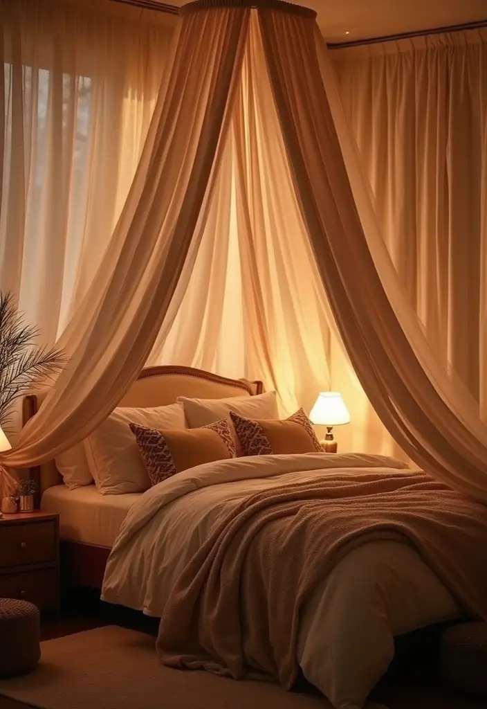 26 Teen Boho Bedroom Ideas That Feel Trendy and Creative - 11. Boho Chic Canopy