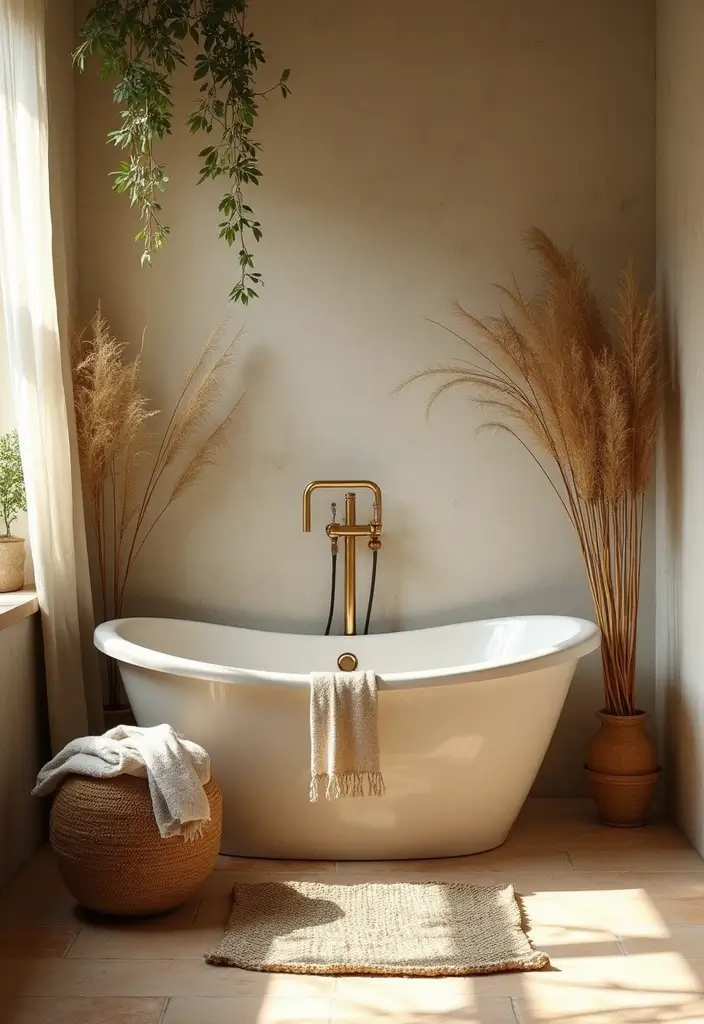 26 Teen Boho Bedroom Ideas That Feel Trendy and Creative - 17. Boho Bathing Area