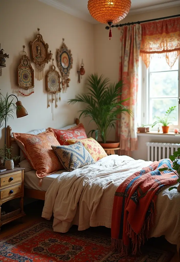 26 Teen Boho Bedroom Ideas That Feel Trendy and Creative - 19. Eclectic Accessories