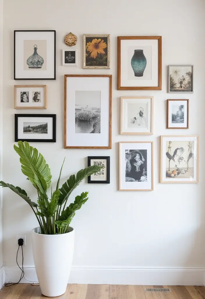 26 Teen Boho Bedroom Ideas That Feel Trendy and Creative - 8. Creative Gallery Wall