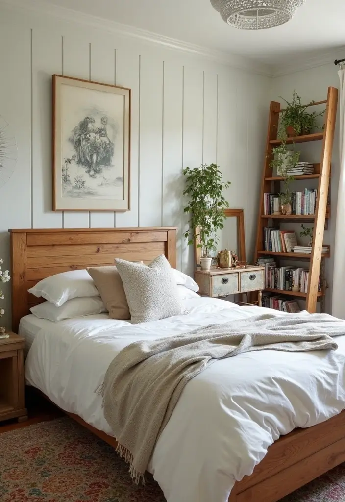 26 Teen Boho Bedroom Ideas That Feel Trendy and Creative - 9. Upcycled Decor