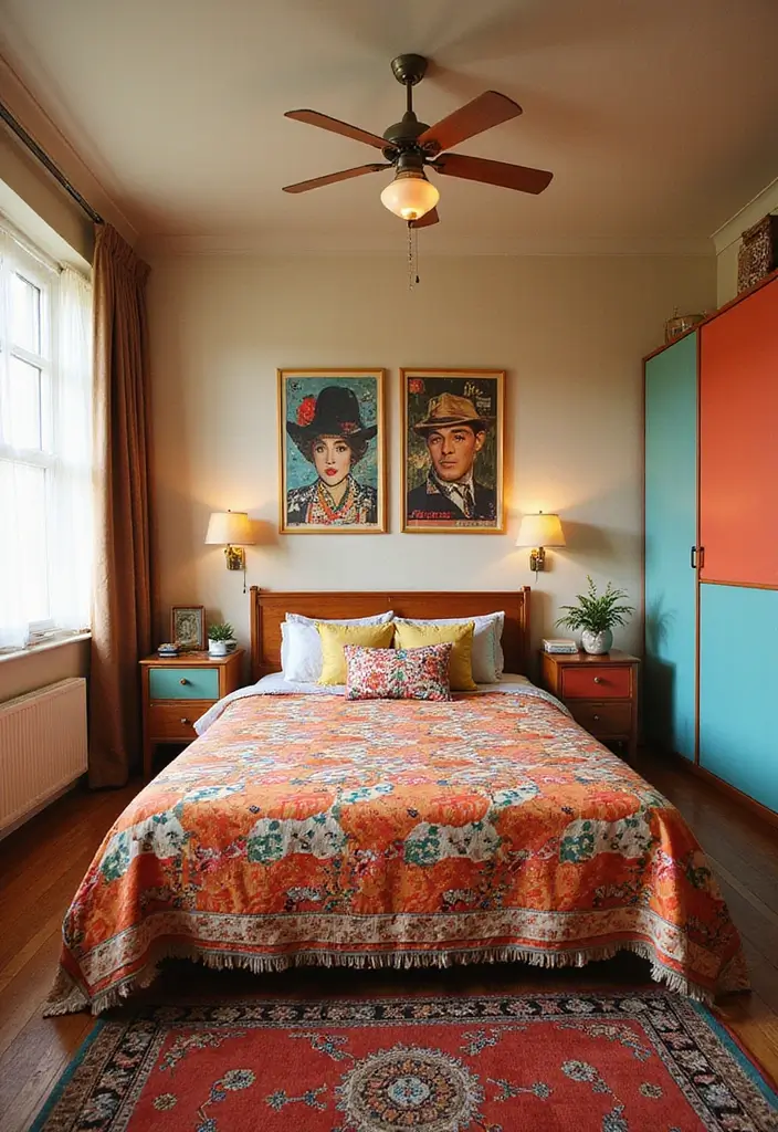 27 Boys Bedroom Ideas Small Space That Feel Cool & Functional - 12. Retro Vibe