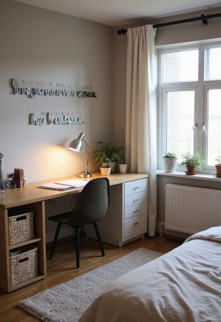 27 Boys Bedroom Ideas Small Space That Feel Cool & Functional - 13. Creative Study Space