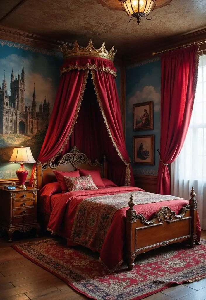 27 Boys Bedroom Ideas Small Space That Feel Cool & Functional - 20. Fantasy Castle