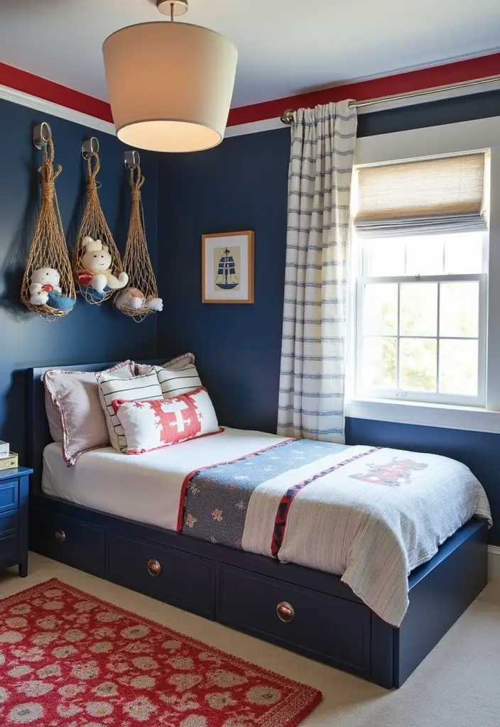 27 Boys Bedroom Ideas Small Space That Feel Cool & Functional - 3. Nautical Nook