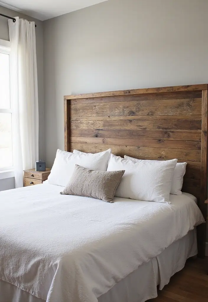 27 Farmhouse Bedroom Decor Ideas That Feel Fresh and Country Chic - 17. Farmhouse-Style Headboards
