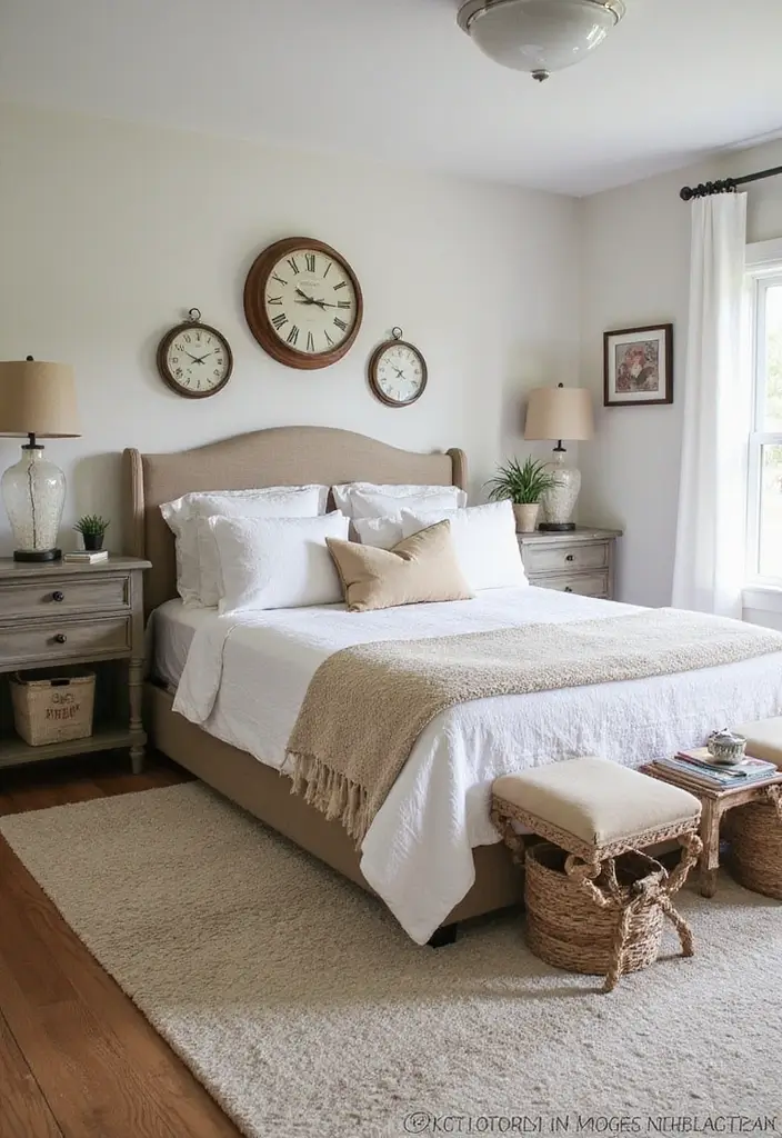 27 Farmhouse Bedroom Decor Ideas That Feel Fresh and Country Chic - 26. Farmhouse-Inspired Accessories