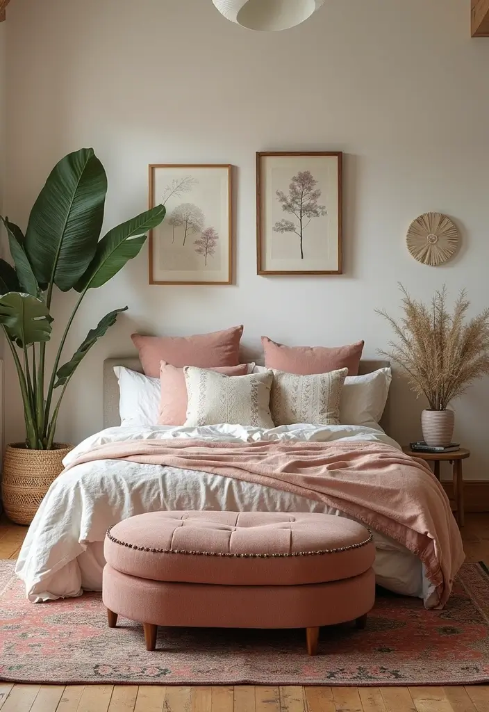 28 Boho Style Bedroom Ideas That Feel Effortless and Free-Spirited - 15. Multi-Functional Furniture